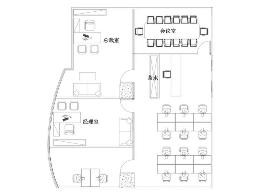 湯臣金融大廈寫字樓出租，面積269平米，月租金36819元/月